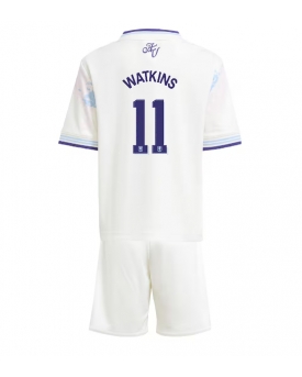 Billige Fotballdrakt Aston Villa Ollie Watkins #11 Replika Tredjedraktsett Barn 2025-26 Kortermet (med bukser)